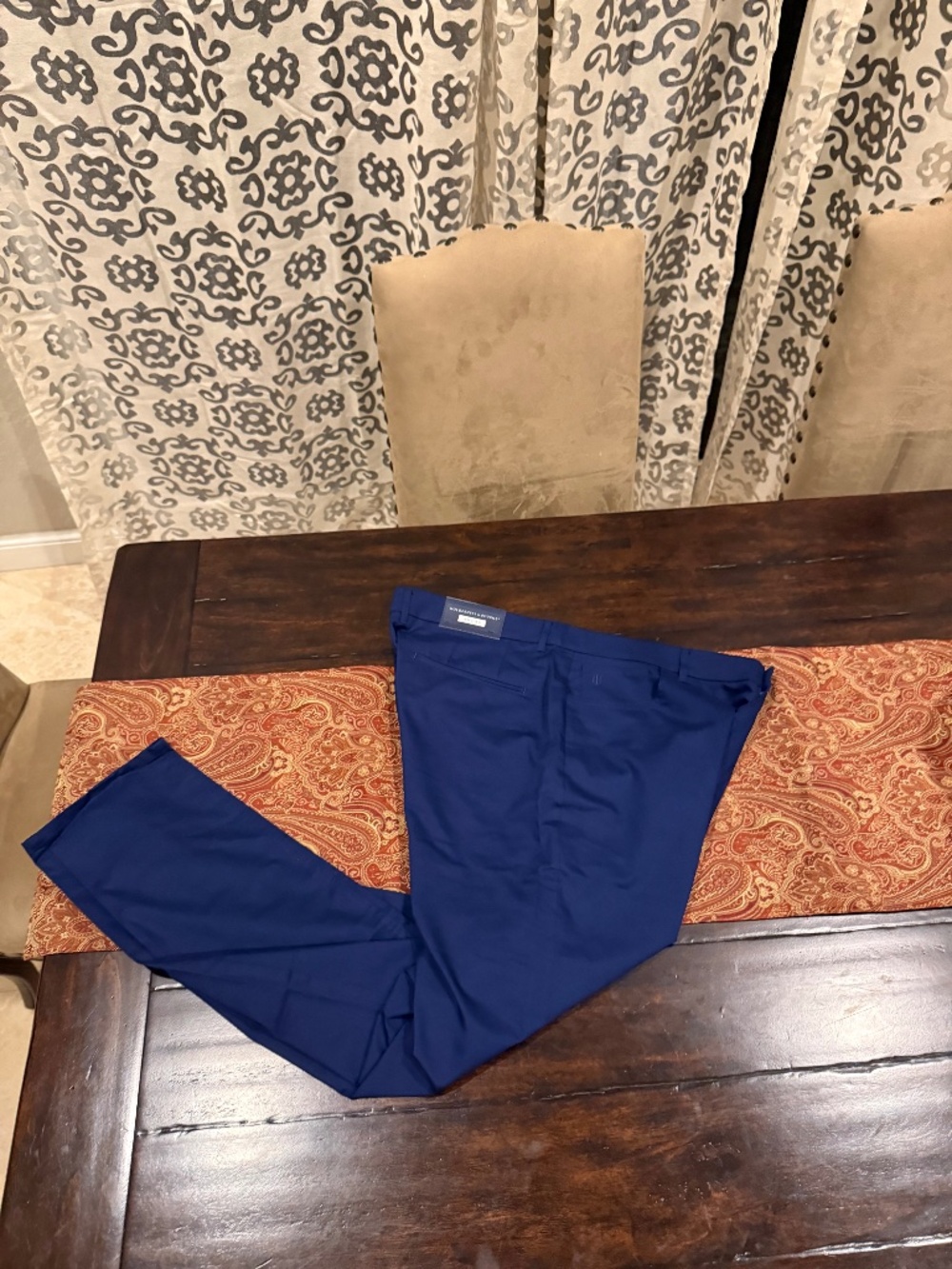 Holderness & Bourne Men's Size 38x32 The Warner Pant Navy MSRP $165